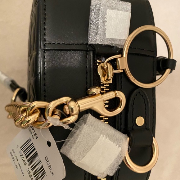 Coach black leather camera bag new with tags - Picture 14 of 15